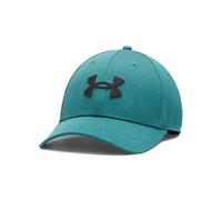 Under Armour Gorra Blitzing para hombre de ajuste elástico, (338) Rack Verde/Negro, XL/XXL