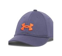 Under Armour Gorra Blitzing ajustable para niño, (044) Downpour Gray / Fire, talla única