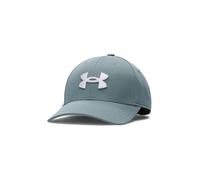 Under Armour Hombre Blitzing Adjustable, Gorra con Visera Curva para una protección Solar eficaz, Gorra Deportiva Transpirable con Cierre ajustableJasper Blue/White/White,OSFM