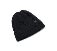 Under Armour Gorro de mujer W Halftime Cable Knit Beanie Under Armour. Negro