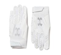 Under Armour Guantes de ftbol F9 Nitro para hombre (100) Blanco/Gris distante/Plata metlico XX-Large