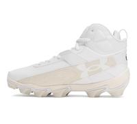 Under Armour Harper 10 RM - Tenis de béisbol para Hombre, (100) Blanco/Piedra/Piedra marrón, 42 EU