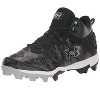 Under Armour Harper 8 Mid RM Zapatillas de béisbolHombre, 001 Negro Negro Plata Metálico, 43.5 EU