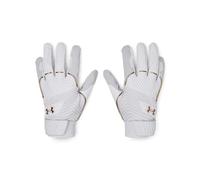 Under Armour Harper Baseball Gloves 24 Guante para Ocasiones Especiales, Niñas, (100) Blanco/Blanco/Dorado metálico, L