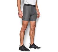 Under Armour Heatgear Armour 2.0 Comp Shorts, Pantalón Corto Hombre, Gris (Carbon Heather/Black 090), XXL
