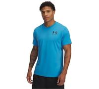 Under Armour Heatgear® - Camiseta Ajustada de Manga Corta para Hombre, Azul éter/Negro, L