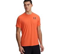Under Armour Heatgear® - Camiseta Ajustada de Manga Corta para Hombre, Fuego/Negro, L