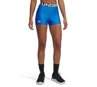 Under Armour HeatGear - Pantalones cortos interiores para mujer, color azul Atlantis, M