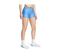 Under Armour Heatgear Shorty Shorts Pantalones Cortos, Azul Horizonte/Blanco, S para Mujer