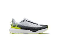 Under Armour Herren UA Infinite Pro Laufschuhe Neutralschuh White/Black/High Vis Yellow - Weiß 42,5