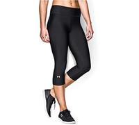 Under Armour HG Alpha Capri - Mallas deportivas para mujer 3/4 negro Blk/Msv Talla:extra-large
