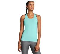 Under Armour HG Armour Racer Tank Top sin mangas de deporte para mujer, camiseta para correr ligera, elástica y de secado rápido, color turquesa degradado/blanco