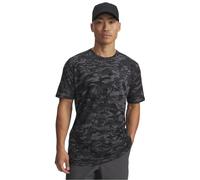 Under Armour Hombre ABC Camo Short Sleeve, Camiseta de Manga Corta de Secado rápido, cómoda Camiseta Deportiva para Entrenamiento, Atletismo y Ropa casualCastlerock / / Black,SM