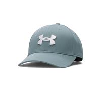 Under Armour Hombre Blitzing Adjustable, Gorra con Visera Curva para una protección Solar eficaz, Gorra Deportiva Transpirable con Cierre ajustableJasper Blue/White/White,OSFM