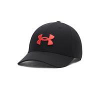 Under Armour Hombre Blitzing De Baja Capitalización, Black/Venom Red, One Size