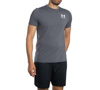 Under Armour UA Heatgear Fitted SS - Castlerock/Blanco - SM