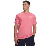 Under Armour Hombre Camiseta Holgada con Logo En El Pecho Izquierdo, Bittersweet Pink/White, XL