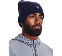 Under Armour Hombre Halftime Cuff, Gorro Deportivo súper Suave de Punto Acanalado, Gorro cómodo y cálido Ideal para el frío y para un Look casualMidnight Navy / / White,OSFM