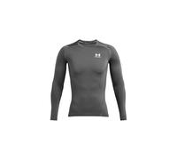 Under Armour Hombre Heatgear Armour Compression Long Sleeve, Camiseta Interior de compresión de Secado rápido, Camiseta de Manga Larga elástica y cómodaCastlerock / / White,LG