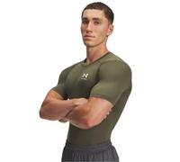 Under Armour Hombre Heatgear Armour Compression Short Sleeve, Camiseta Deportiva de compresión de Secado rápido, Camiseta de Manga Corta elástica y cómodaMarine OD Green / / White,MD
