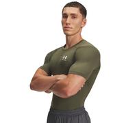 Under Armour Hombre Heatgear Armour Compression Short Sleeve, Camiseta Deportiva de compresión de Secado rápido, Camiseta de Manga Corta elástica y cómodaMarine OD Green / / White,XL