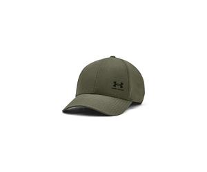Under Armour Hombre ISO-Chill ArmourVent Stretch, Gorra con Visera Curva Transpirable, Ligera y Duradera, Gorra de Running con Orificios de ventilaciónMarine OD Green / / Black,M/L