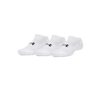 Under Armour Hombre Pack De 3 Calcetines Invisibles Performance Tech, White, L