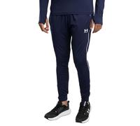 Under Armour Hombre Pantalón Challenger Training, Pantalones de chándal elásticos, Cómodos y Ligeros, Pantalones Deportivos Largos para Entrenamiento y atletismoMidnight Navy / / White,SM