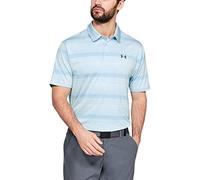 Under Armour Hombre Playoff Polo 2.0 Polo de Golf - Coded Azul/Boho Stripe - L