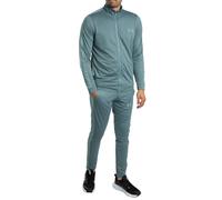 Under Armour Hombre Rival Knit Track Suit, chándal completo suave, ligero y de secado rápido, conjunto de sudadera y pantalones deportivos con bolsillosJasper Blue/Serpentine/Serpentine,3XL