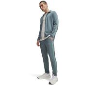 Under Armour Hombre Rival Knit Track Suit, chándal completo suave, ligero y de secado rápido, conjunto de sudadera y pantalones deportivos con bolsillosJasper Blue/Serpentine/Serpentine,XS