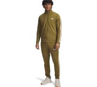 Under Armour Hombre Rival Knit Track Suit, chándal completo suave, ligero y de secado rápido, conjunto de sudadera y pantalones deportivos con bolsillosCanteen Green/Field Khaki/Field Khaki,MD
