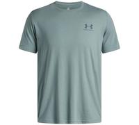 Under Armour Hombre Sportstyle Left Chest Short Sleeve, Camiseta de Manga Corta con Logo Suave y cómoda, Camiseta Deportiva Ligera y de Secado rápidoSerpentine / / Jasper Blue,LG