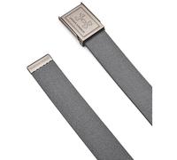 Under Armour Hombre Stretch Webbing Belt, Cintura Hombre senza buchi resistente per sport e attività all'aria aperta, Cintura elastica da golf con fibbia regolabileCastlerock/Black/Silver,OSFM