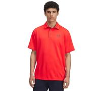 Under Armour Hombre Tech Polo Manga Corta Polo Casual Ligero, Transpirable y de Secado rápido con Tapeta y Cuello de 3 botonesRacer Red / / Pitch Gray,MD