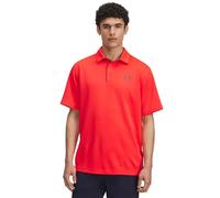 Under Armour Hombre Tech Polo Manga Corta Polo Casual Ligero, Transpirable y de Secado rápido con Tapeta y Cuello de 3 botonesRacer Red / / Pitch Gray,XS
