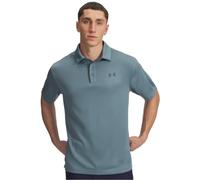 Under Armour Hombre Tech Polo Manga Corta Polo Casual Ligero, Transpirable y de Secado rápido con Tapeta y Cuello de 3 botonesJasper Blue / / Pitch Gray,LG