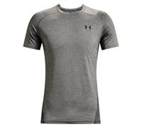 Under Armour - UA HG Armour Fitted S/S - Camiseta de running XXL - Regular carbon heather / black