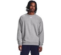 Under Armour Camiseta deportiva UA Rival Fleece Crew Shirt Hombre Gris moteado XS