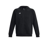 UNDER ARMOUR Sudadera con cremallera deportiva 'Rival' negro / blanco, Talla XXL