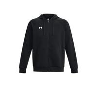 UNDER ARMOUR Sudadera con cremallera deportiva 'Rival' negro / blanco, Talla XXL