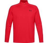 Under Armour Camiseta de hombre UA Tech 2.0 1/2 Zip manga larga M Rojo