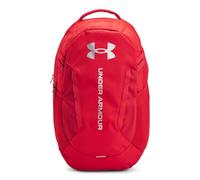 Under Armour Hustle 6.0 Backpack Mochila, (600) Rojo/Rojo/Plateado Metálico, One Size Unisex-Adulto
