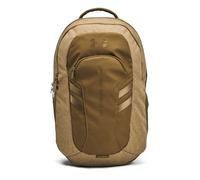 Under Armour Hustle 6.0 Pro Backpack Mochila, Coyote Brown Full Heather/Coyote/Metallic Gold, Una Talla le Queda a la mayoría Unisex Adulto