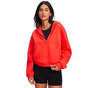 Under Armour Icon Fleece Halfzip Sudadera con Capucha Mujeres Rojo