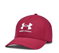 Under Armour ISO-Chill ArmourVent Fitted Cap Gorro/Sombrero, Rosa Negra (664)/Azul Fresco, M-L para Hombre