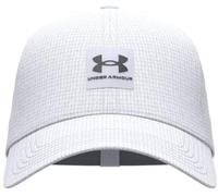 Under Armour ISO-Chill ArmourVent Stretch Fit Hat Gorro/Sombrero, (100) Blanco / / Castlerock, S-M para Hombre