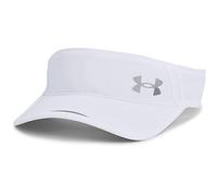 Under Armour Isochill Launch Run Visor Cap with, Hombre, White, Talla única