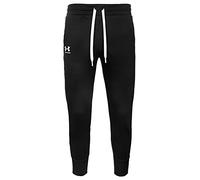 Under Armour Jogger de tejido Fleece Rival Pantalón, Mujer, Black / White / White (001), LG
