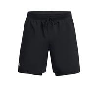 Under Armour UA Fly By 3'' Shorts Pantalones cortos deportivos para mujer, cómodos y transpirables pantalones para correr, color negro/blanco/reflectante